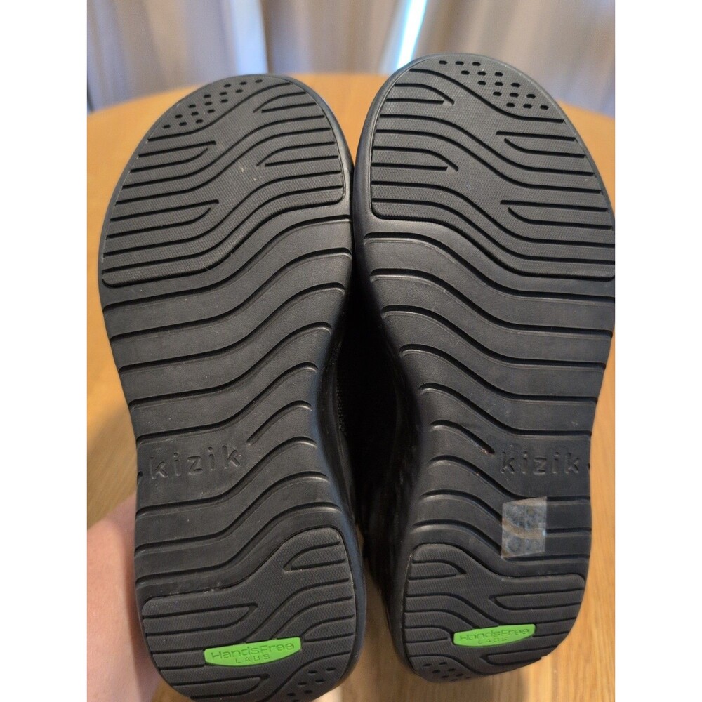 Kizik Athens Hands Free Slip On Shoes Mens Sz 7.5 Womens Sz 9 Black Stretchy Msh - Picture 9 of 10